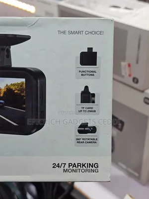 Car Dashcam Night Vision, Gps, Camera, 24/7 Parking Monitoring