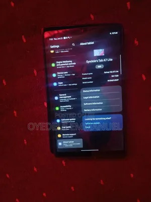 Samsung Galaxy Tab A7 Lite 32 GB Black