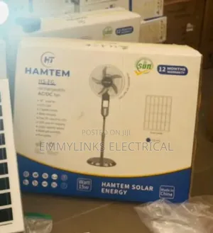Solar Rechargeable Fan