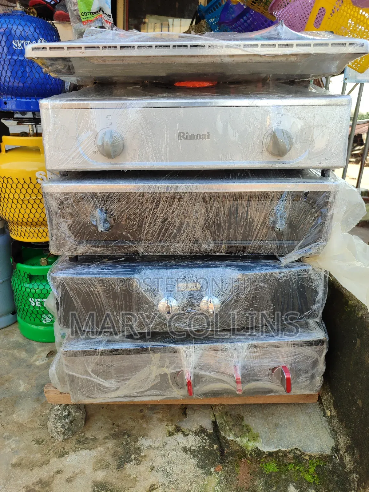 4 Face Gas Burners