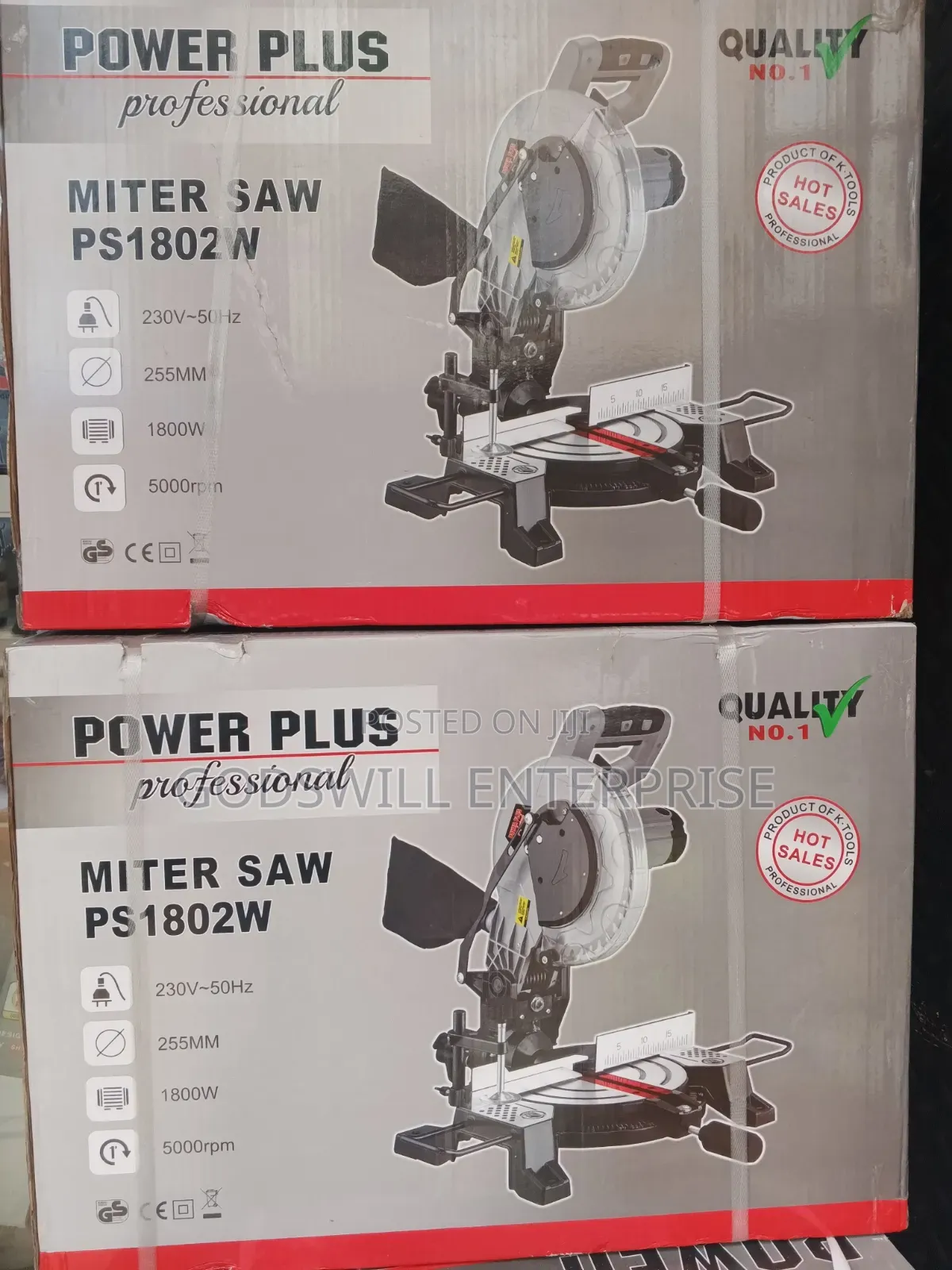 Power Plus Miter Saw Cutting