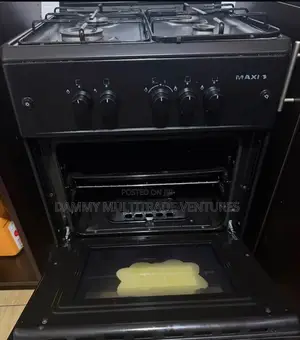 Maxi 60x60 Black Standing Gas Cooker