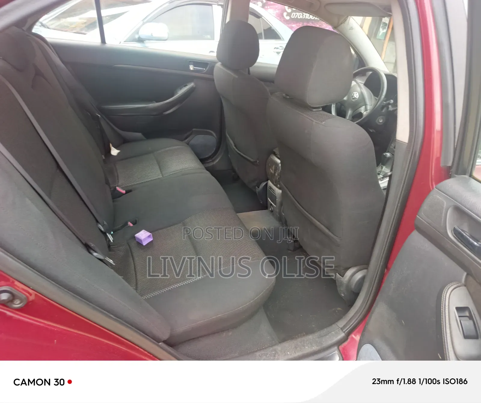 Toyota Avensis 2007 Red
