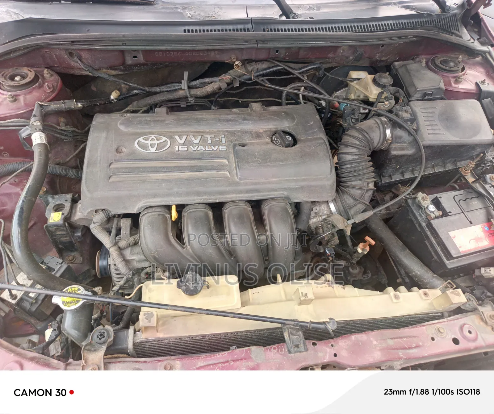 Toyota Avensis 2007 Red