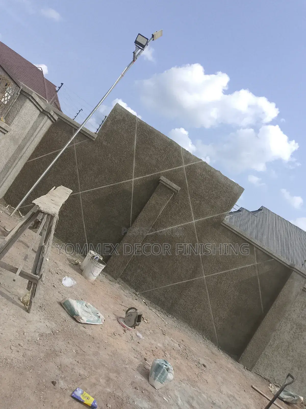 Tyrolean Wall Finishing , Screeding