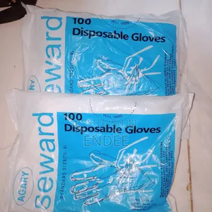 Nylon Hand Glove Transparent One by 100piec