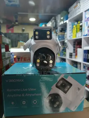 V380 Max Double View Solar Camera