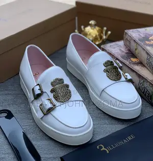 Versace White and Black Color Shoes