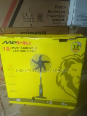 Mewe Rechargeable Fan 18"