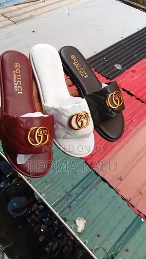 Gucci Slippers and Small Hill