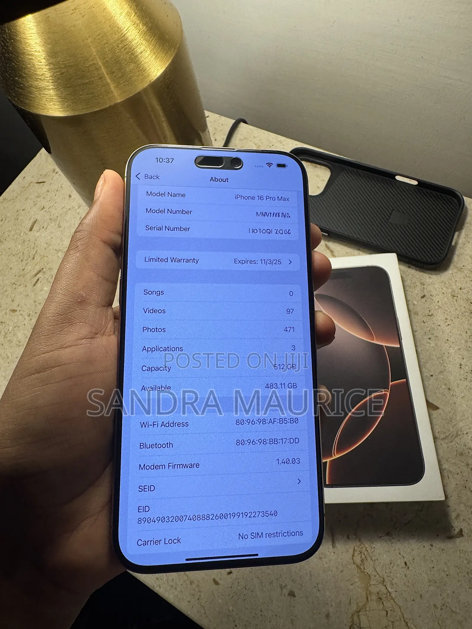 Apple iPhone 16 Pro Max 512 GB Gold