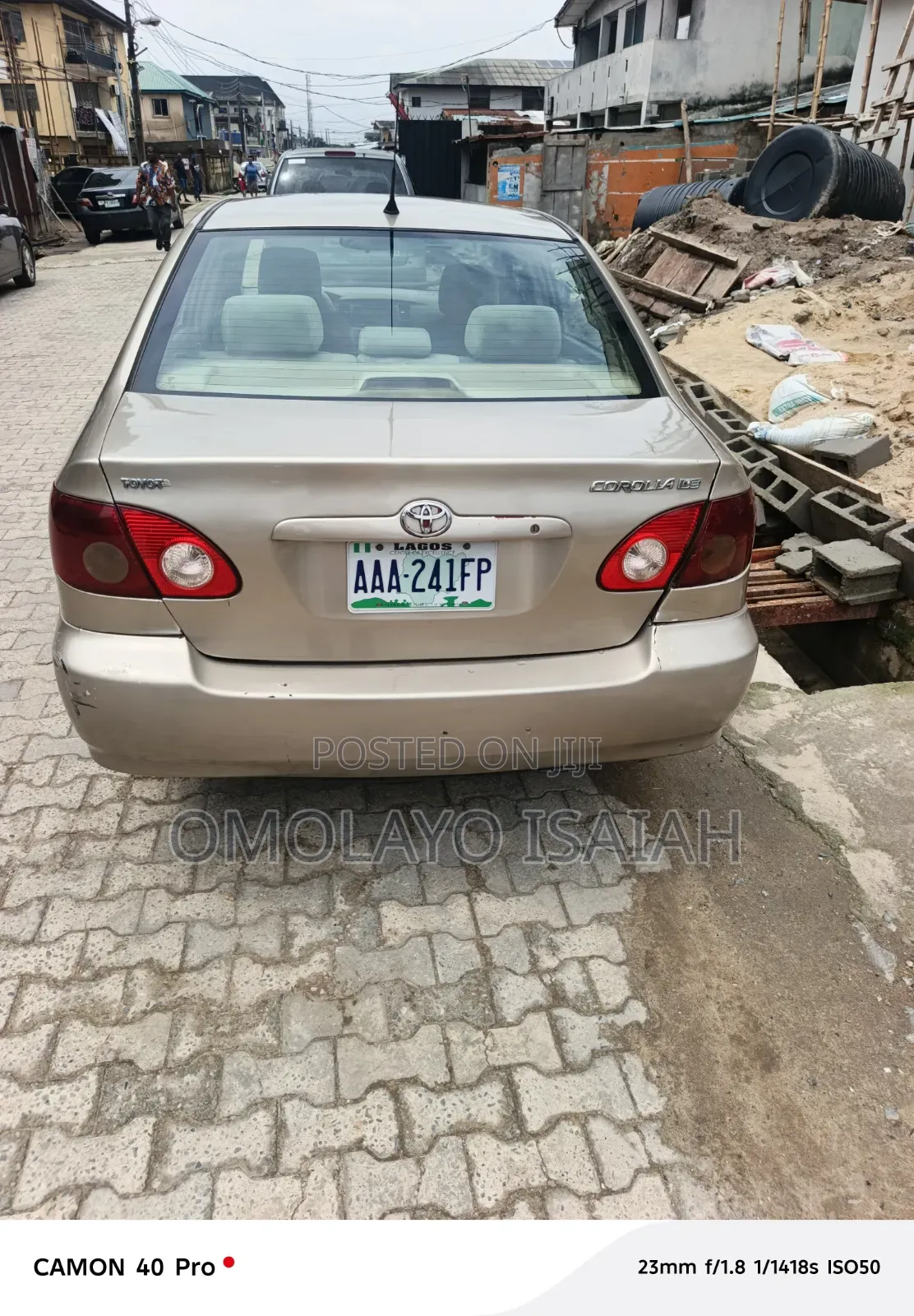 Toyota Corolla 2007 Gold