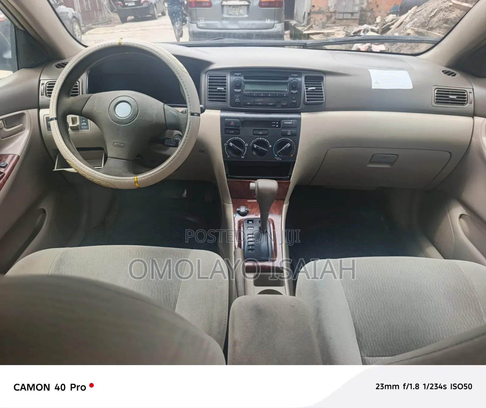 Toyota Corolla 2007 Gold