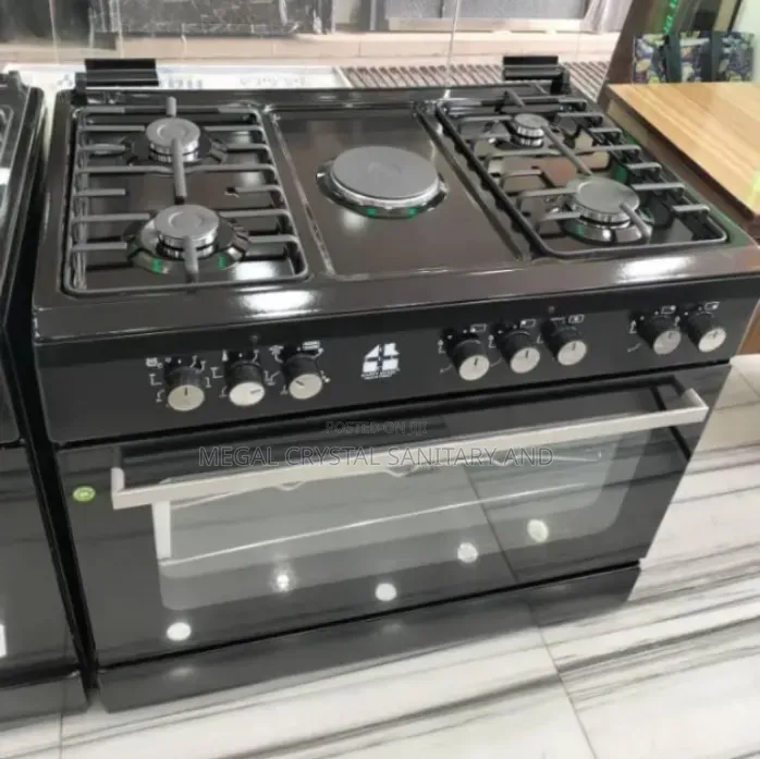 5gas Burners With Electric Oven