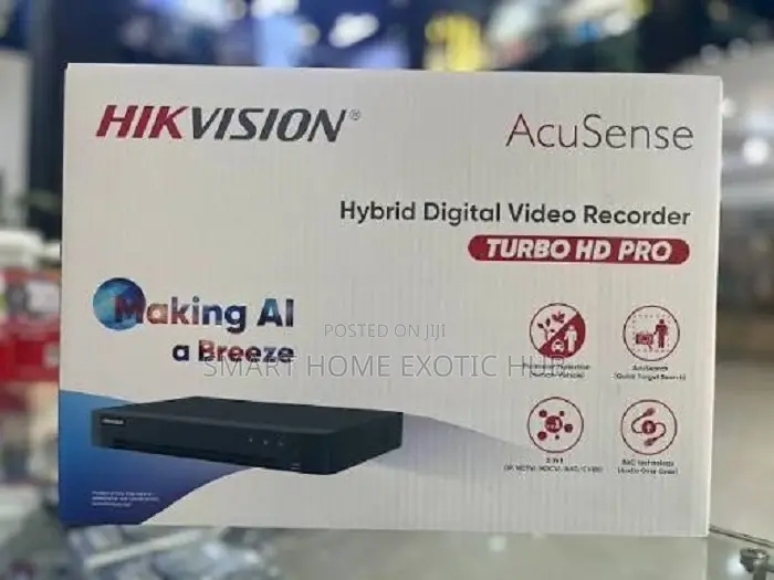 Hikvision 4ch Two Way Audio + Ai DVR 5mp