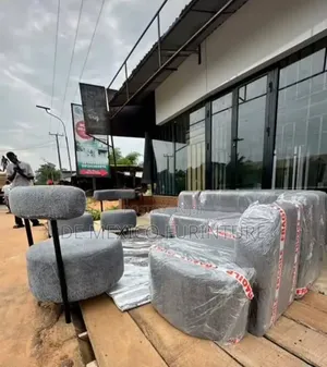 Full Set of Luxury Sofa Chair (Grey Color)