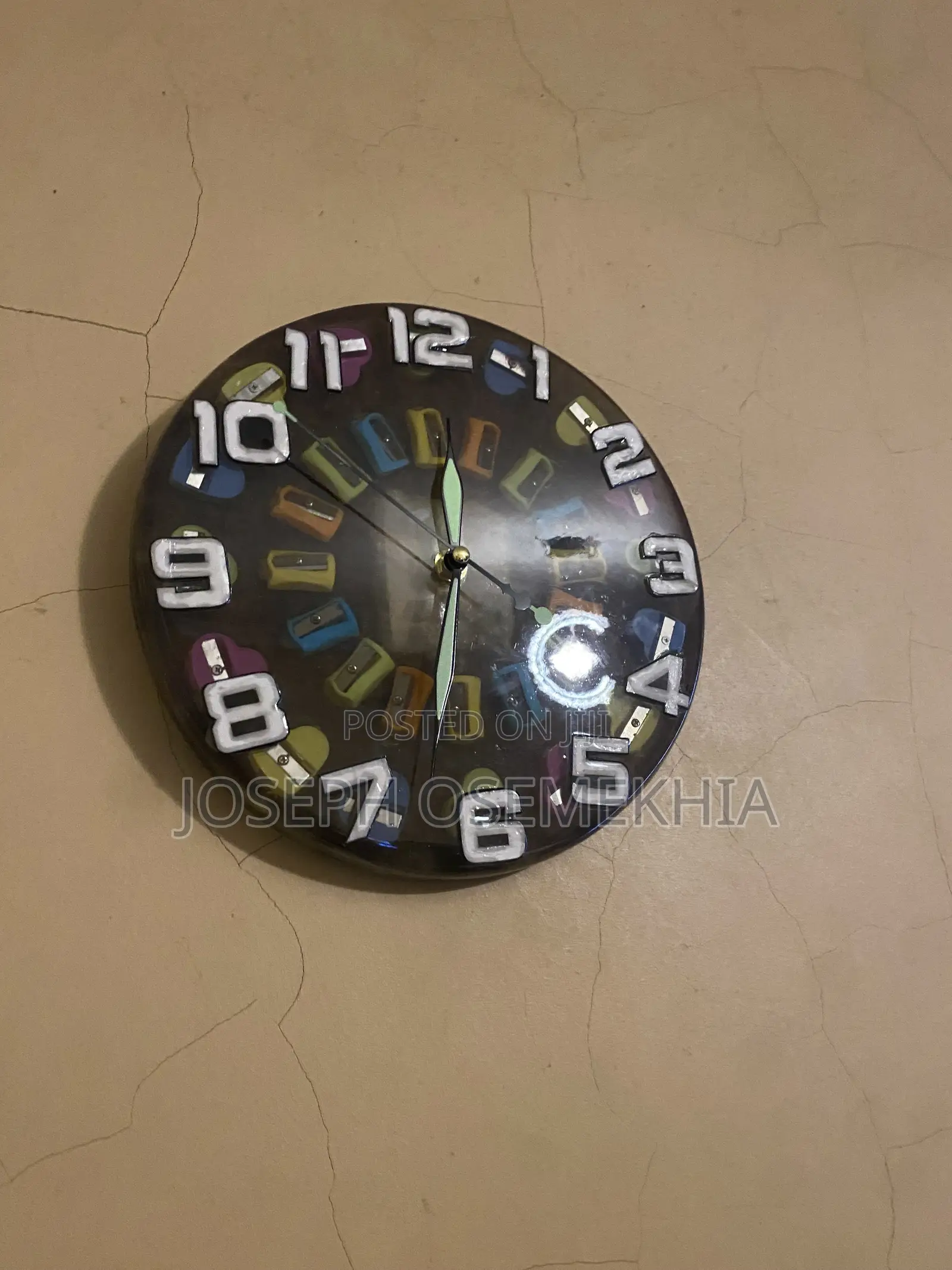 Epoxy Resin Wall Clock