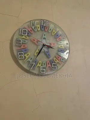 Epoxy Resin Wall Clock