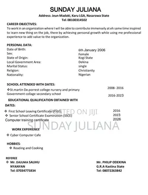 Sales Telemarketing CV