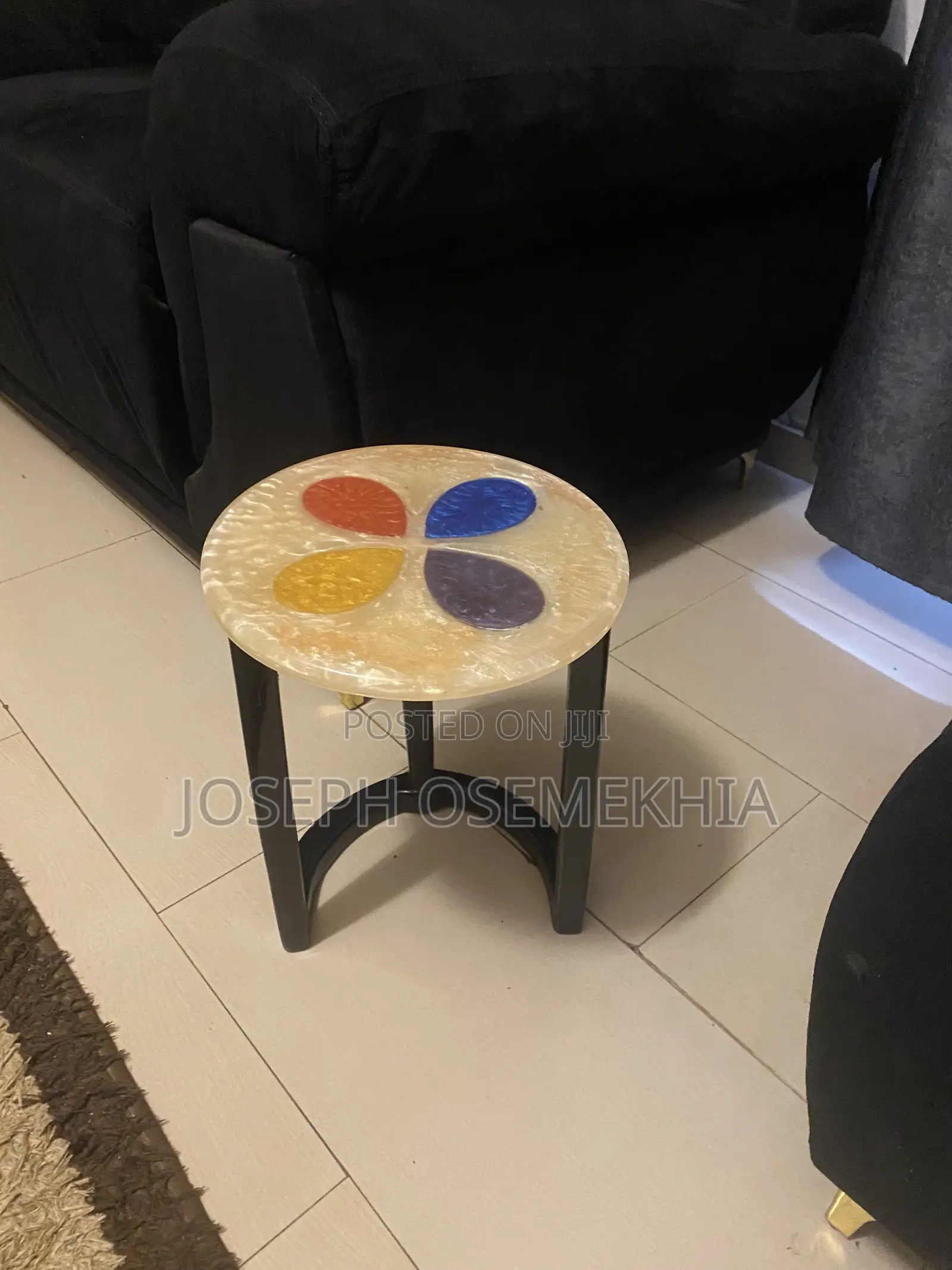 Epoxy Resin Side Table