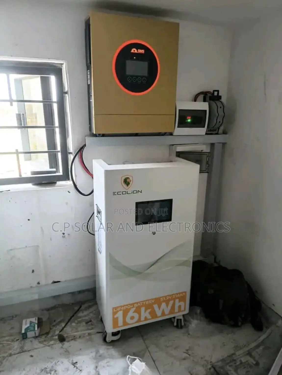 10kva SMS Inverter/16kwh Lithium Battery 48v