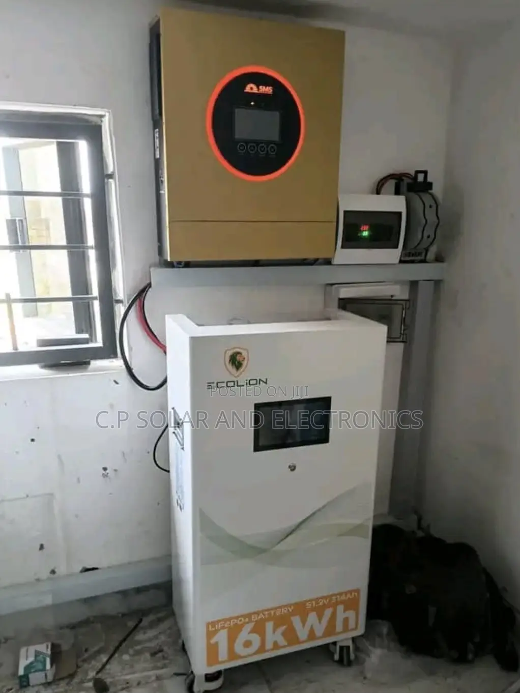 10kva SMS Inverter/16kwh Lithium Battery 48v