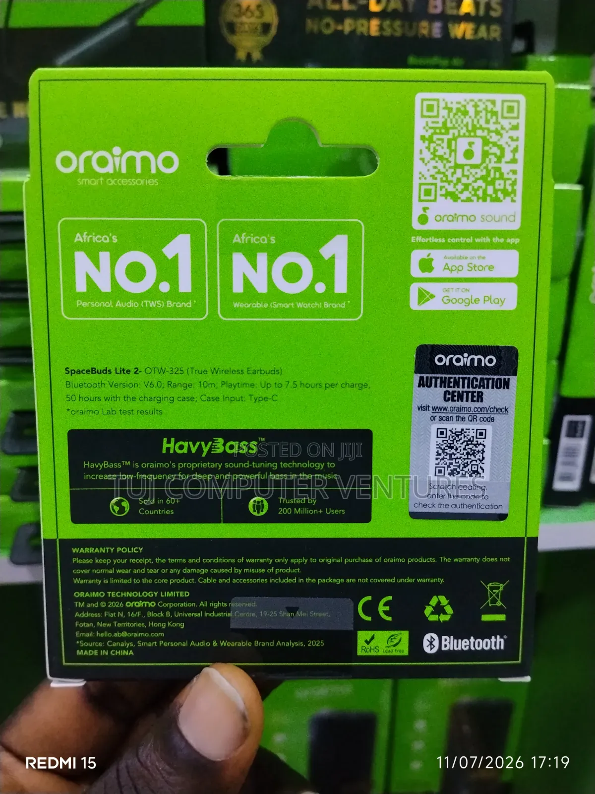 Oraimo Spacebuds Lite 2