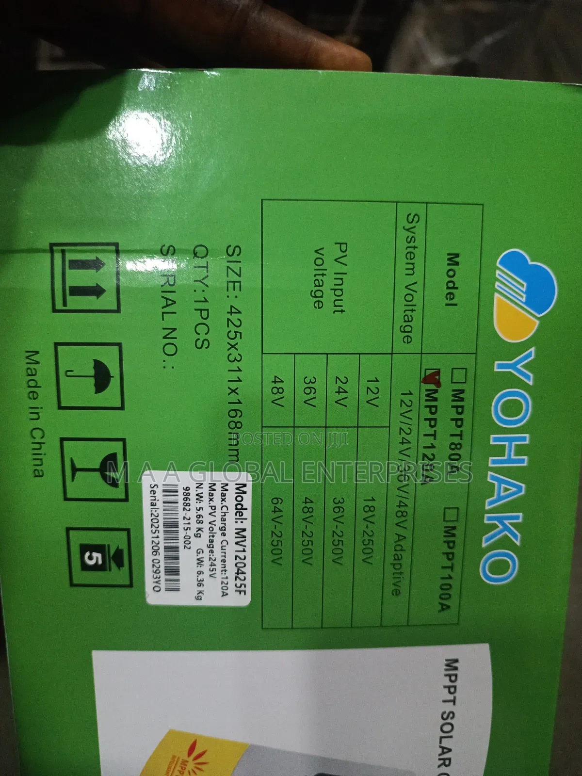 120ah 48v Yohako Controller