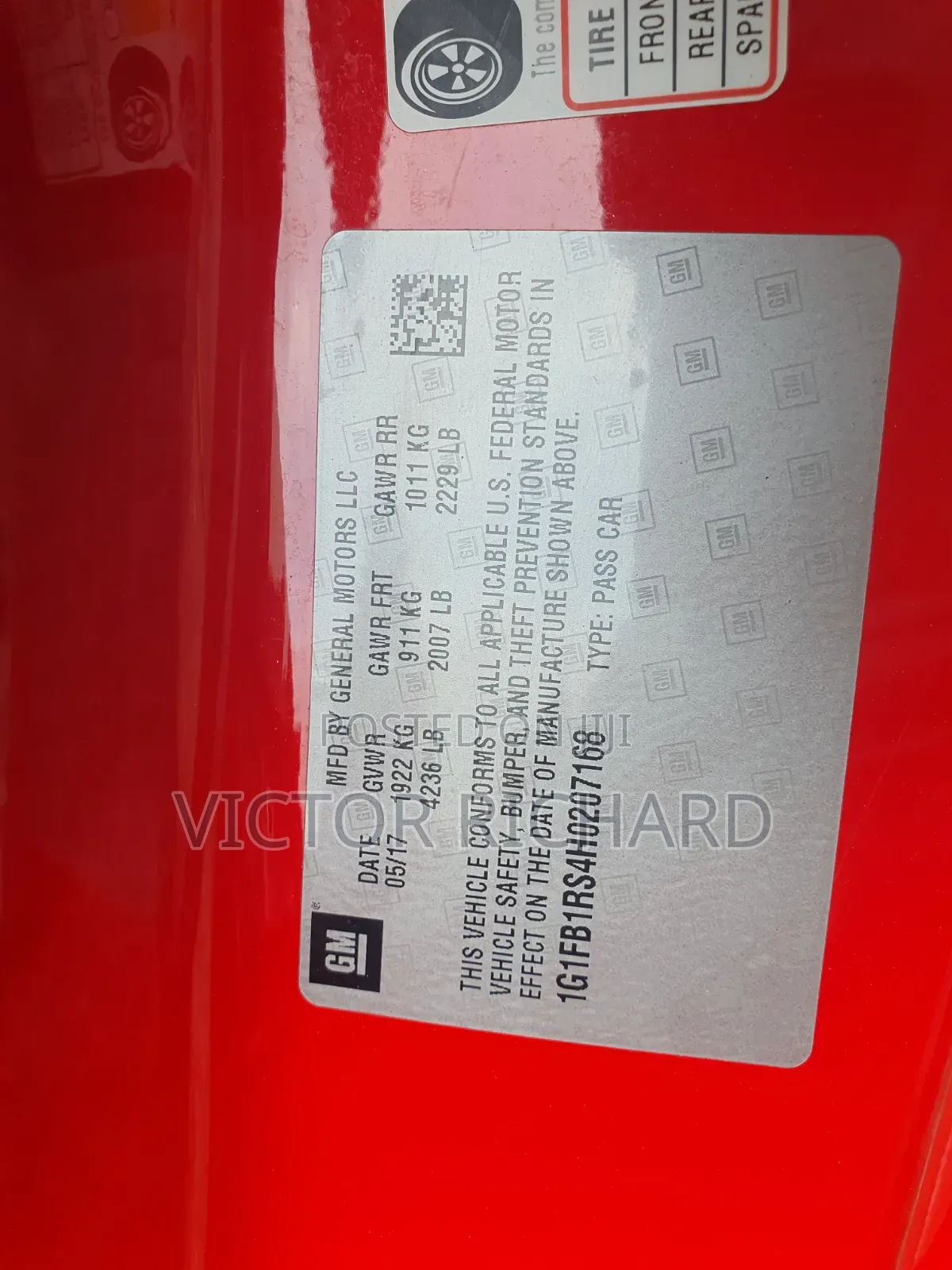 Chevrolet Camaro 2018 Red