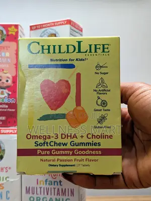 Childlife Omega-3 Dha + Choline Softmelts - Brain Support Kids