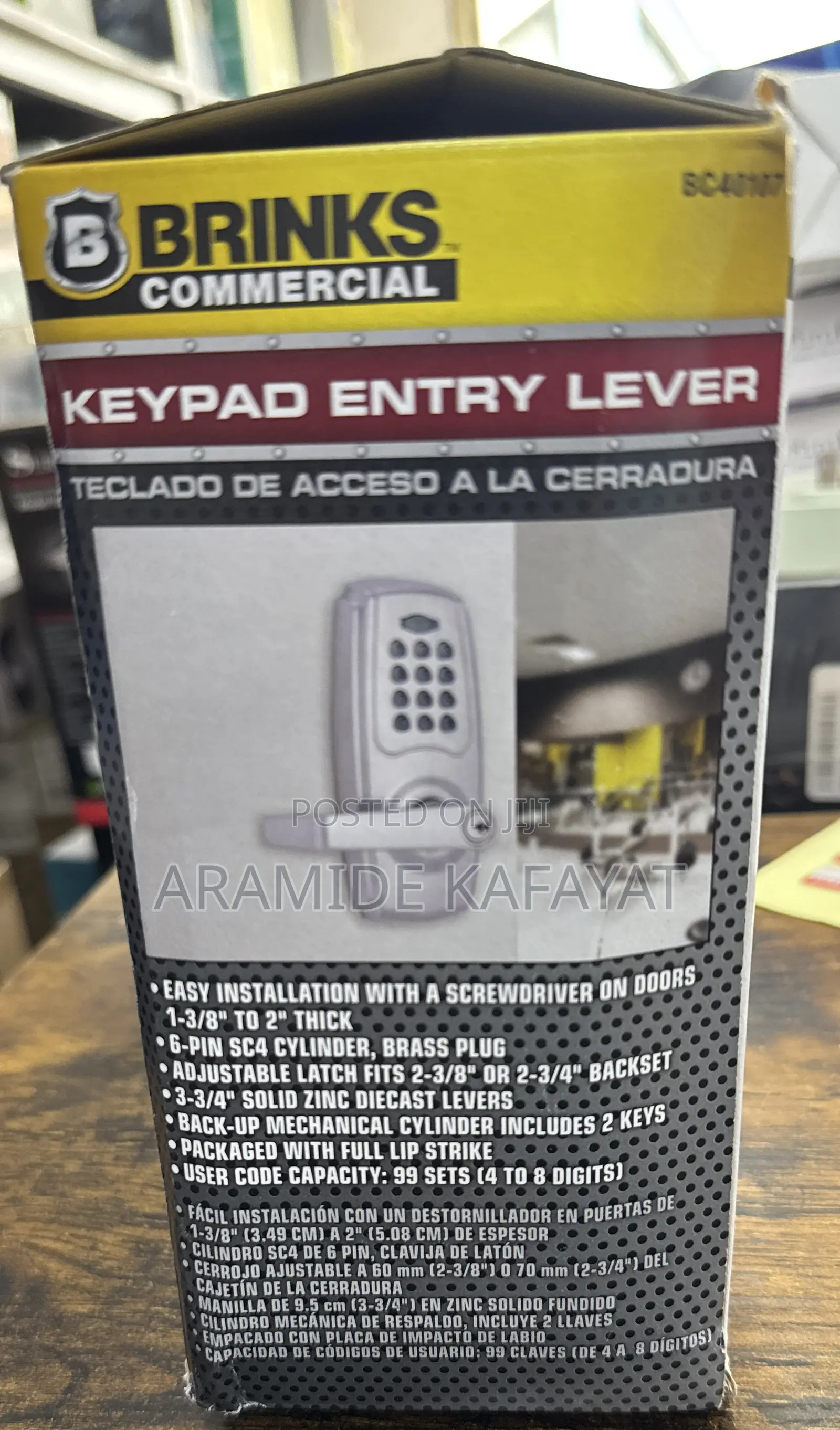 Keypad Entry Lever( Brinks)