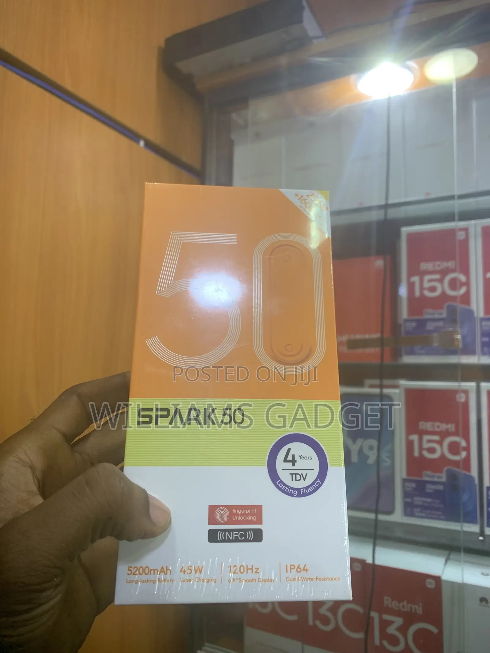 New Tecno Spark 50 128 GB Gray