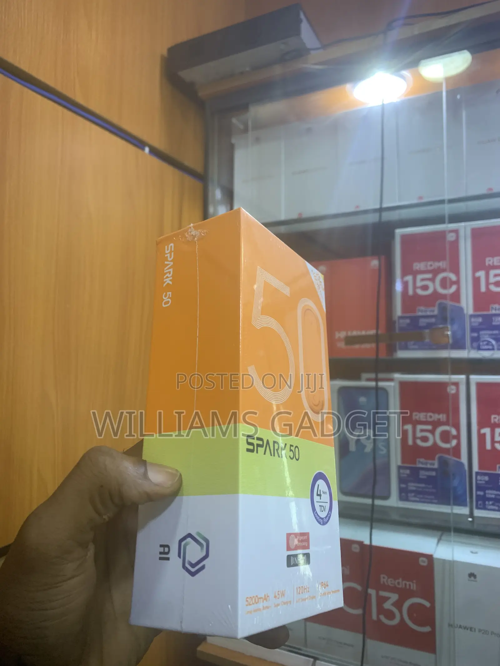 New Tecno Spark 50 128 GB Gray
