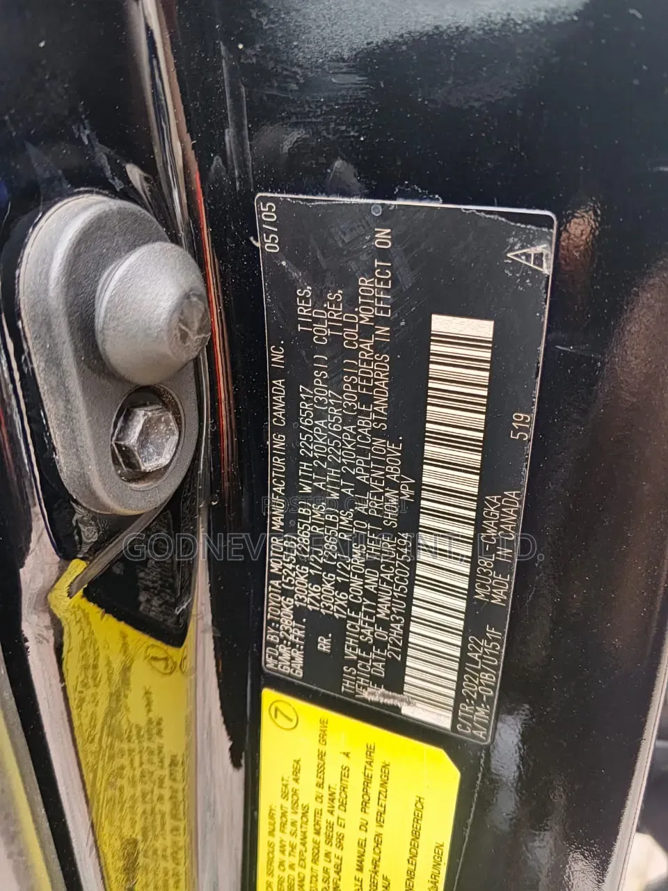 Lexus RX 2005 Black