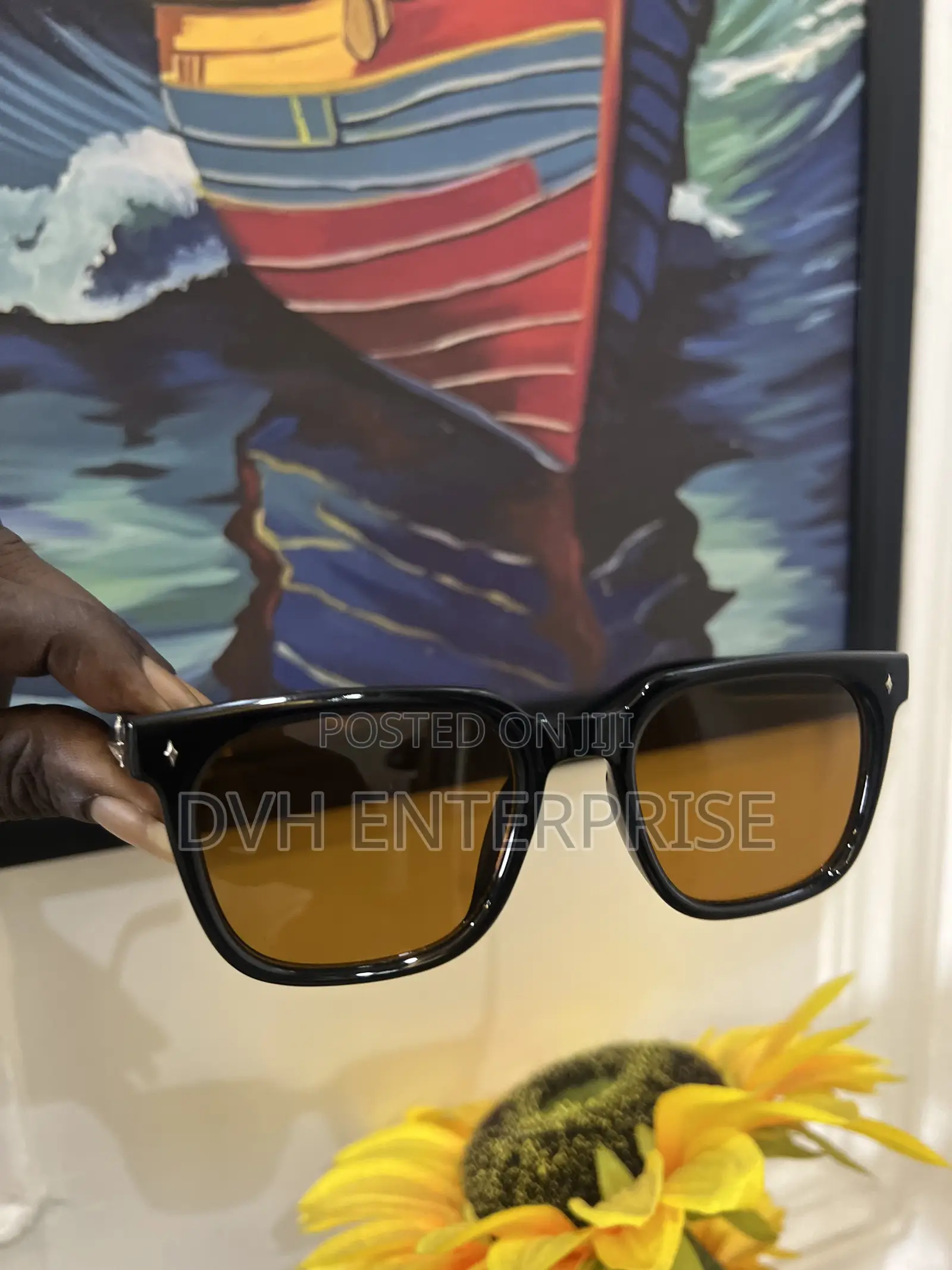 Black Uv 400 Sunglasses