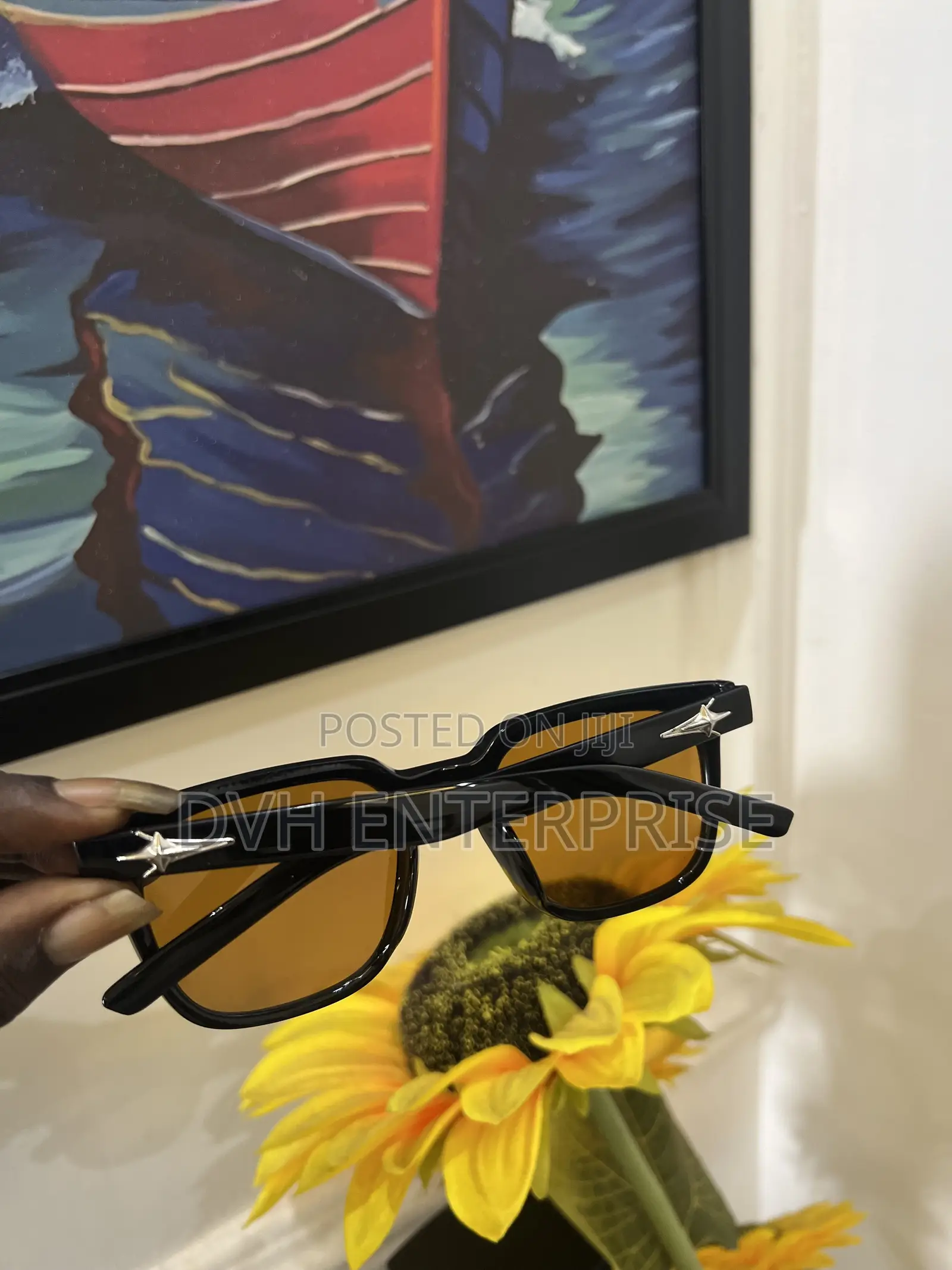 Black Uv 400 Sunglasses