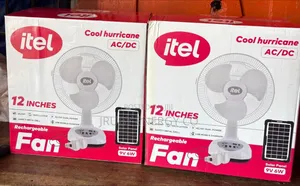 Itel Solar Rechargeable Fan