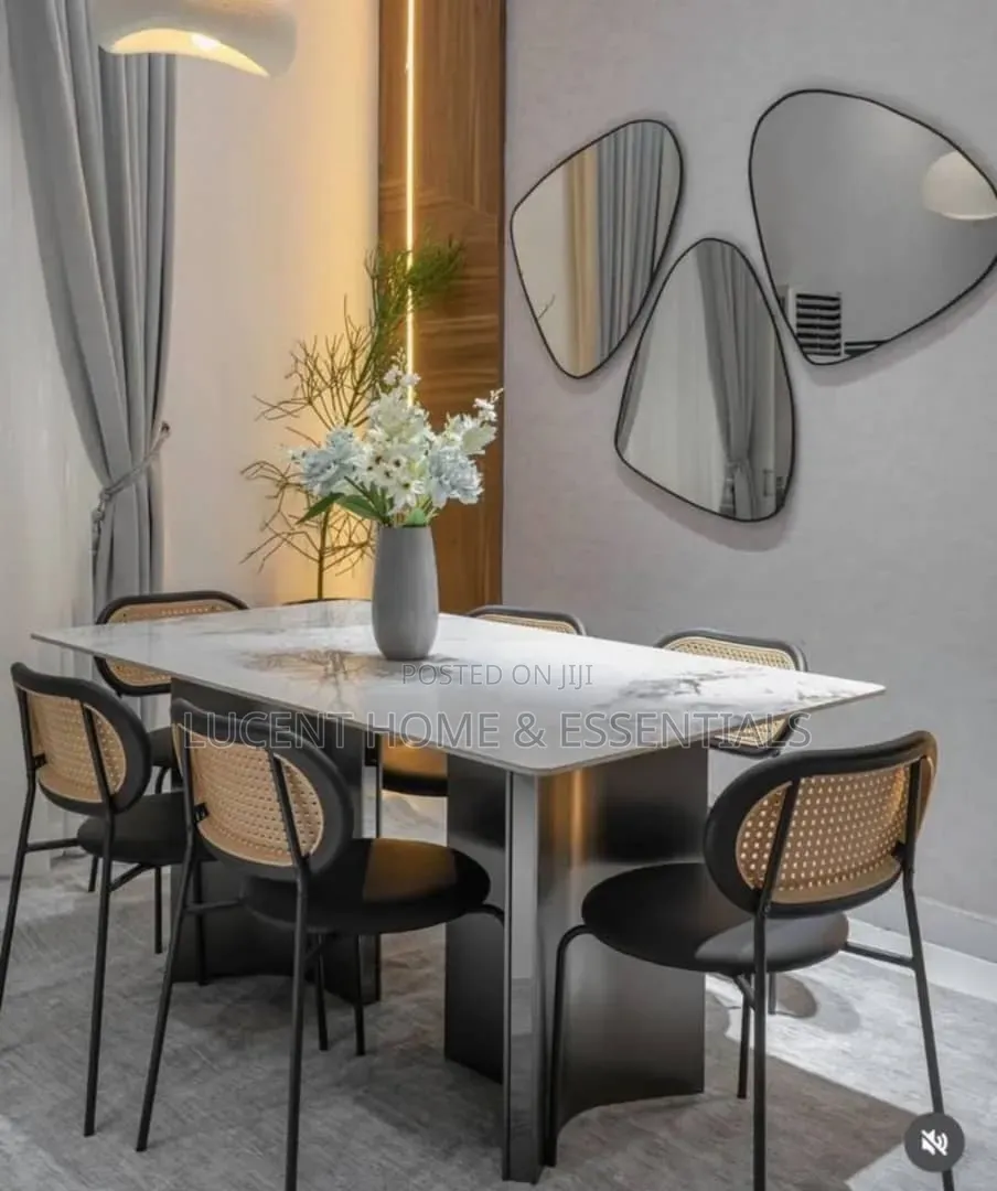 Modern Luxury Marble-Top Dining Table Only