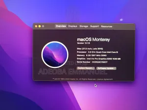 Desktop Computer Apple iMac 8GB Intel Core i5 HDD 1T