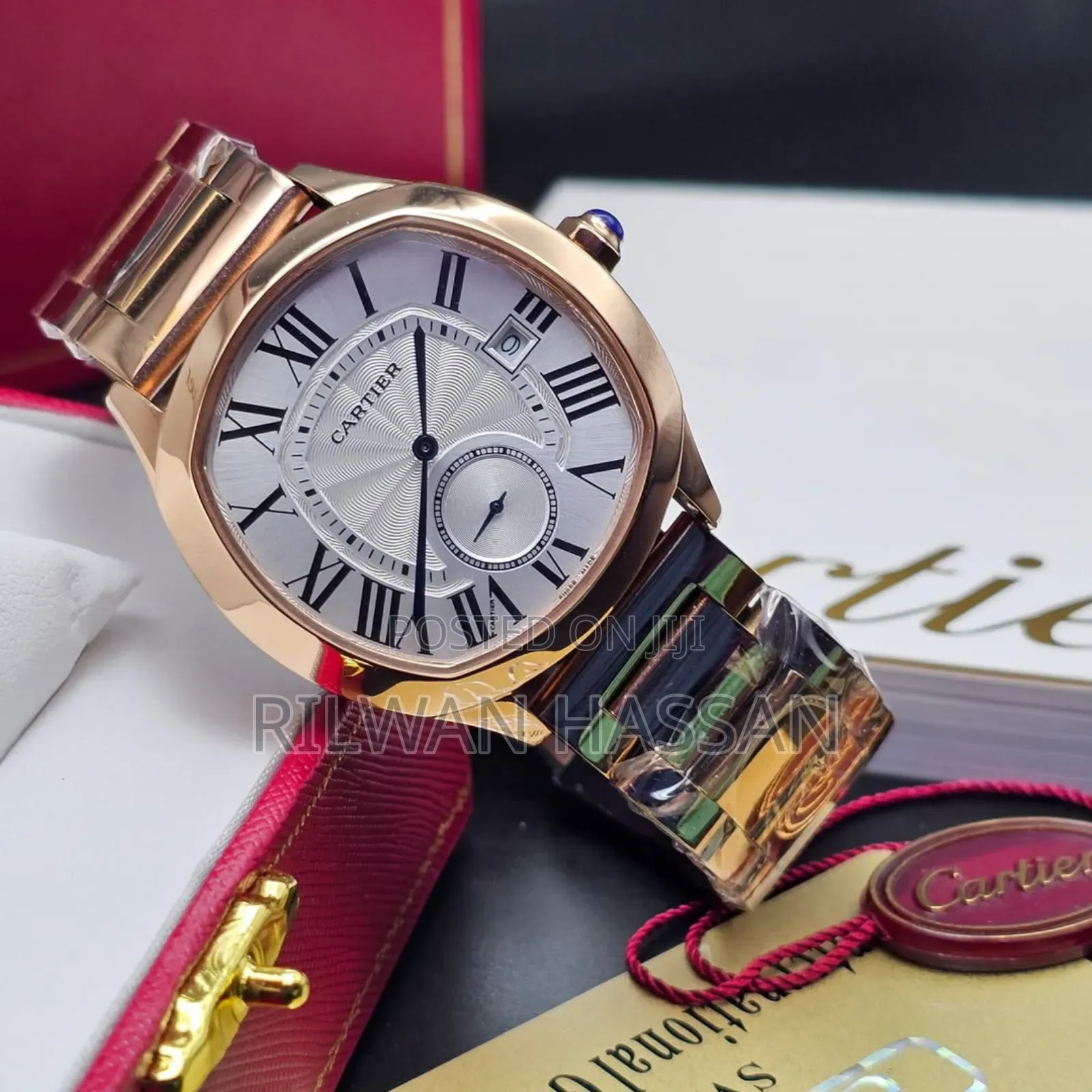 Authentic Cartier Chain Wrist Watch
