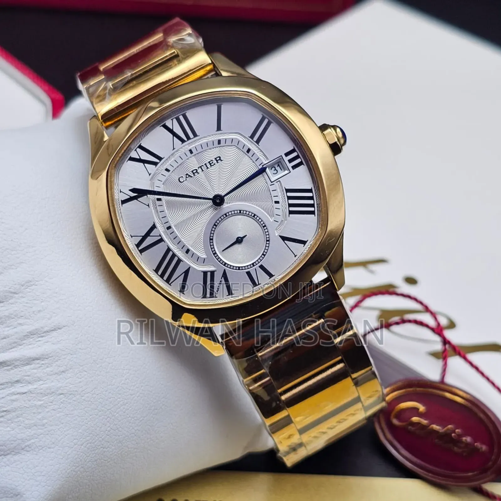 Authentic Cartier Chain Wrist Watch