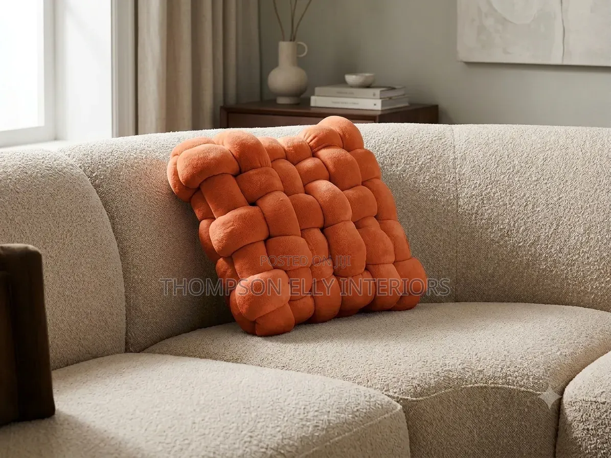 Luxury Knotted Throw Pillow