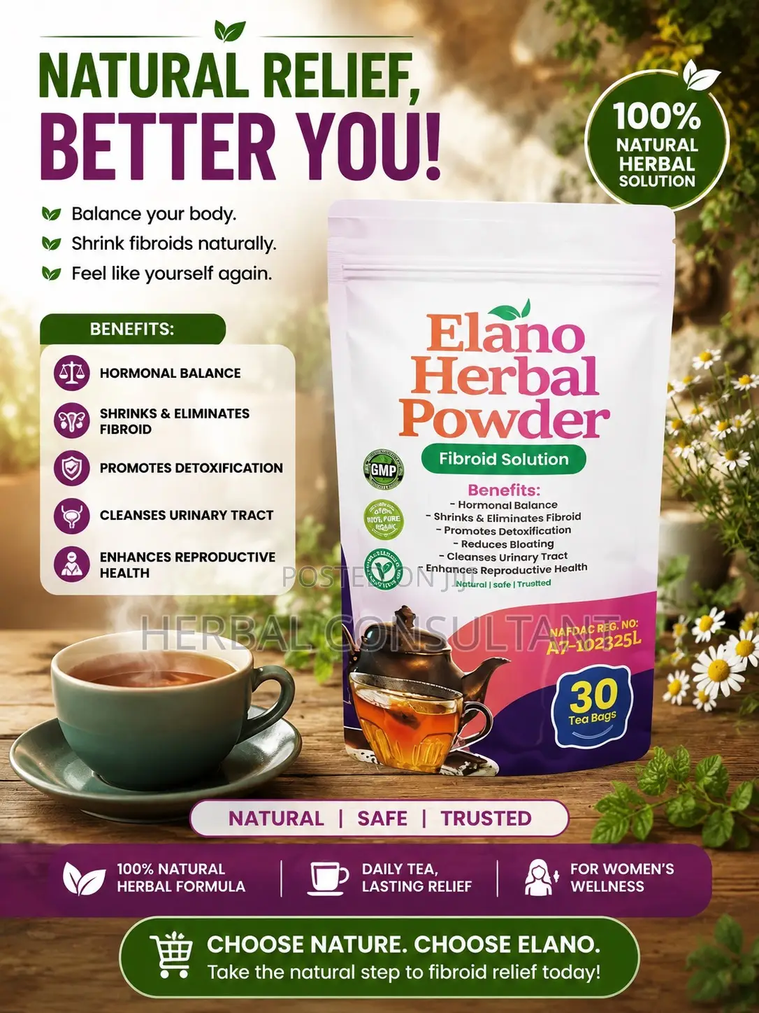 Elano Herbal Powder