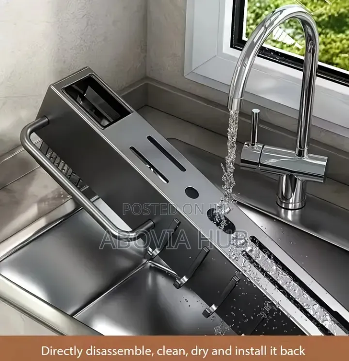 60cm Carbon Steel Wall Mounted Kitchen Organizer Rack