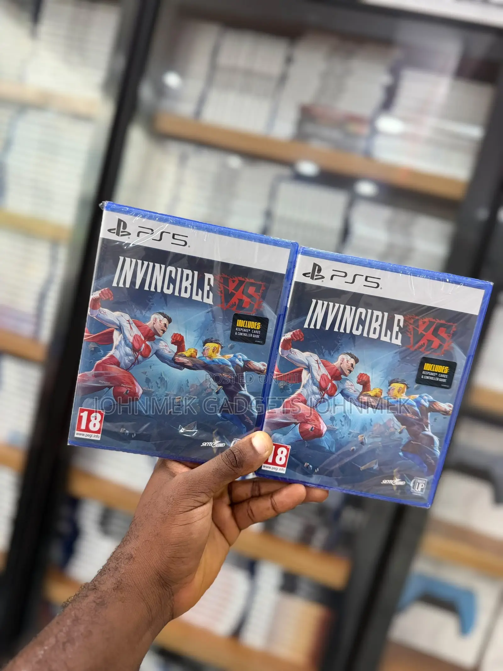 Invinsible vs Ps5 Game Disc