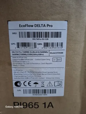 3.6kwh/3600w Ecoflow Backup Battery Generator