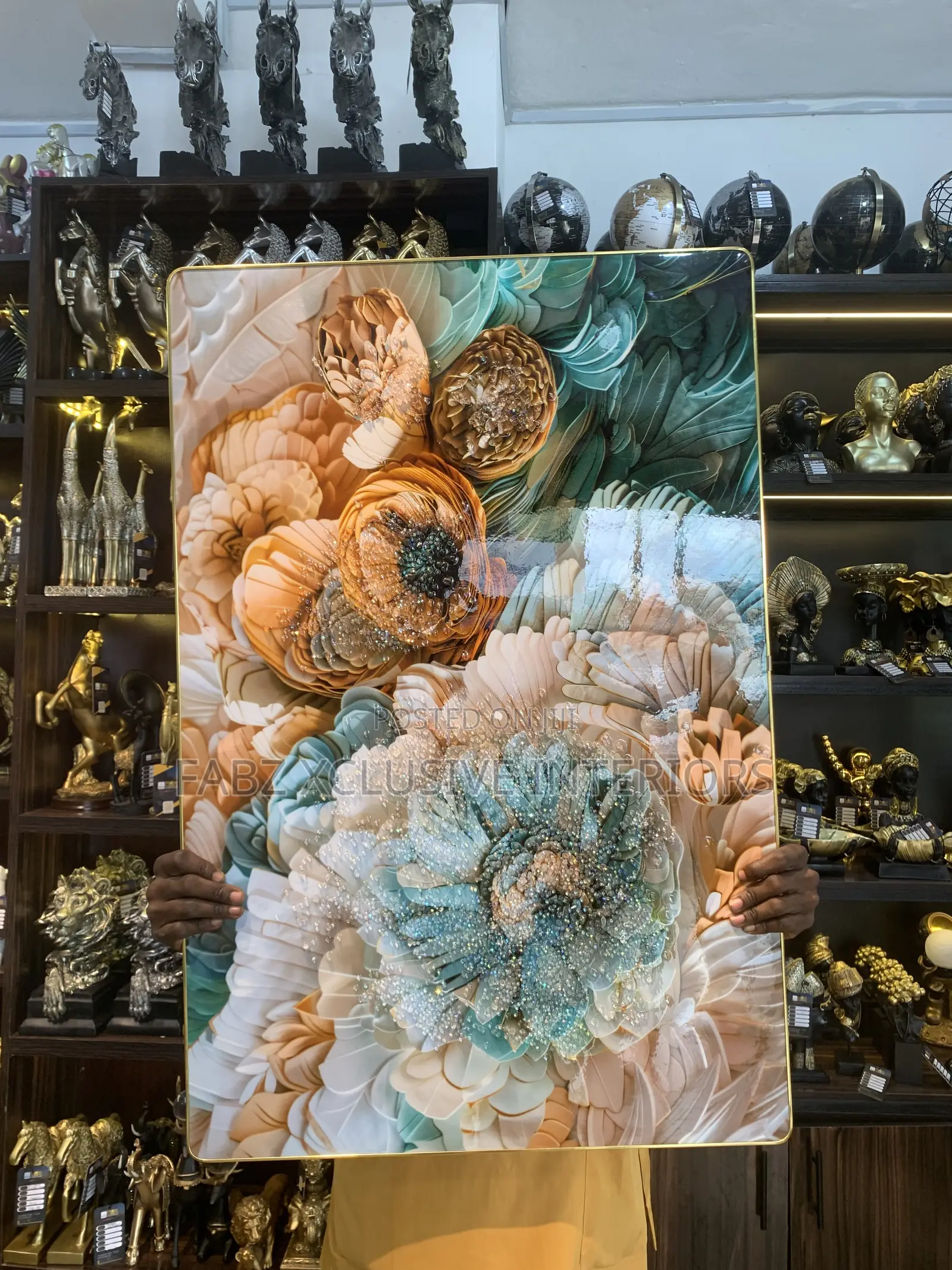 3d Floral Wall Frame
