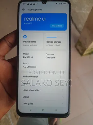 Realme Note 60x 128 GB Gray