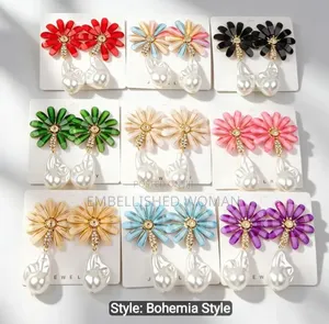 Floral Dangle Earing
