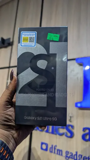 New Samsung Galaxy S21 Ultra 5G 256 GB Black